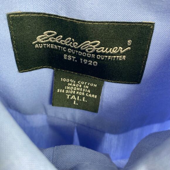 Eddie Bauer Shirts Men’s Tall Large Button Up Bundle Office Career Collegiate - Picture 13 of 16